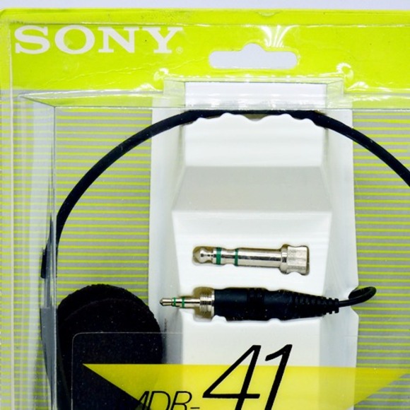 RARE Sony Dynamic Stereo Headphones MDR-41 NEW NOS - Picture 2 of 10